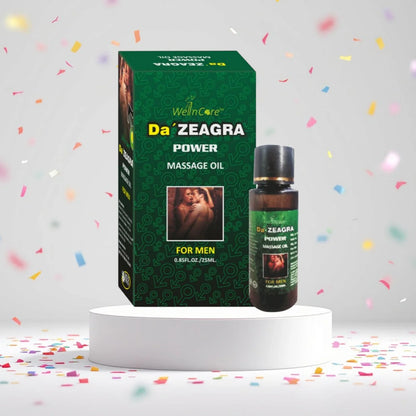 DA ZEAGRA HERBAL POWER MASSAGE OIL - FOR MEN