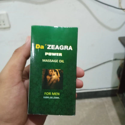 DA ZEAGRA HERBAL POWER MASSAGE OIL - FOR MEN